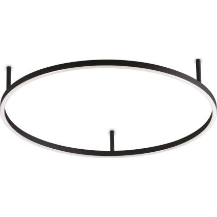 Ideal Lux - LED Плафониера ORACLE SLIM LED/37W/230V 2700K Ø 70 см черен