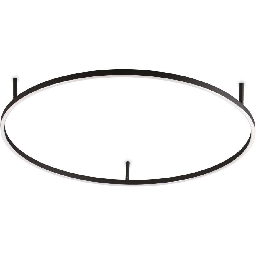 Ideal Lux - LED Плафониера ORACLE SLIM LED/55W/230V 3000K Ø 90 см черен
