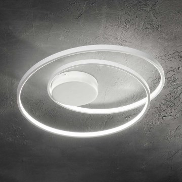 Ideal Lux - LED Плафониера OZ LED/47W/230V Ø 60 см CRI 90 бял