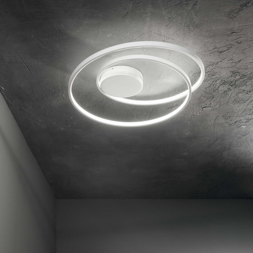 Ideal Lux - LED Плафониера OZ LED/47W/230V Ø 60 см CRI 90 бял