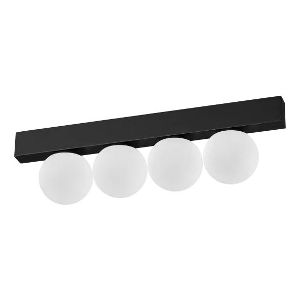 Ideal Lux - LED Плафониера PING PONG 4xLED/3W/230V CRI 90 черен