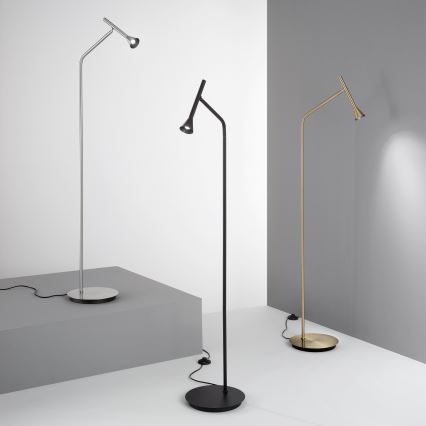 Ideal Lux - LED подова лампа DIESIS LED/4,5W/230V CRI 95 матов хром