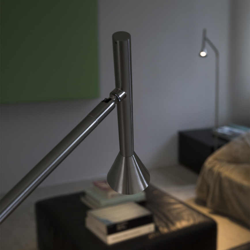 Ideal Lux - LED подова лампа DIESIS LED/4,5W/230V CRI 95 матов хром