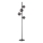 Ideal Lux - LED подова лампа PERLAGE 4xG9/3W/230V черен/опушен