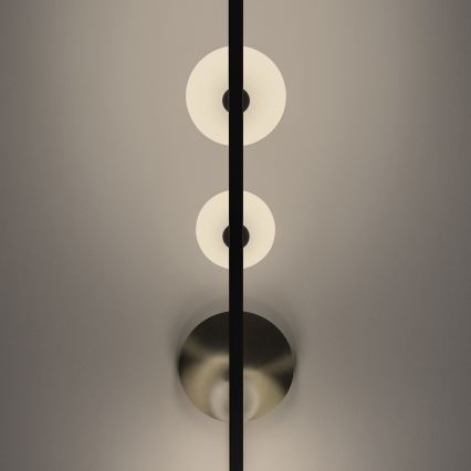Ideal Lux - LED Полилей BIRDS 5xG9/3W/230V черен/златист