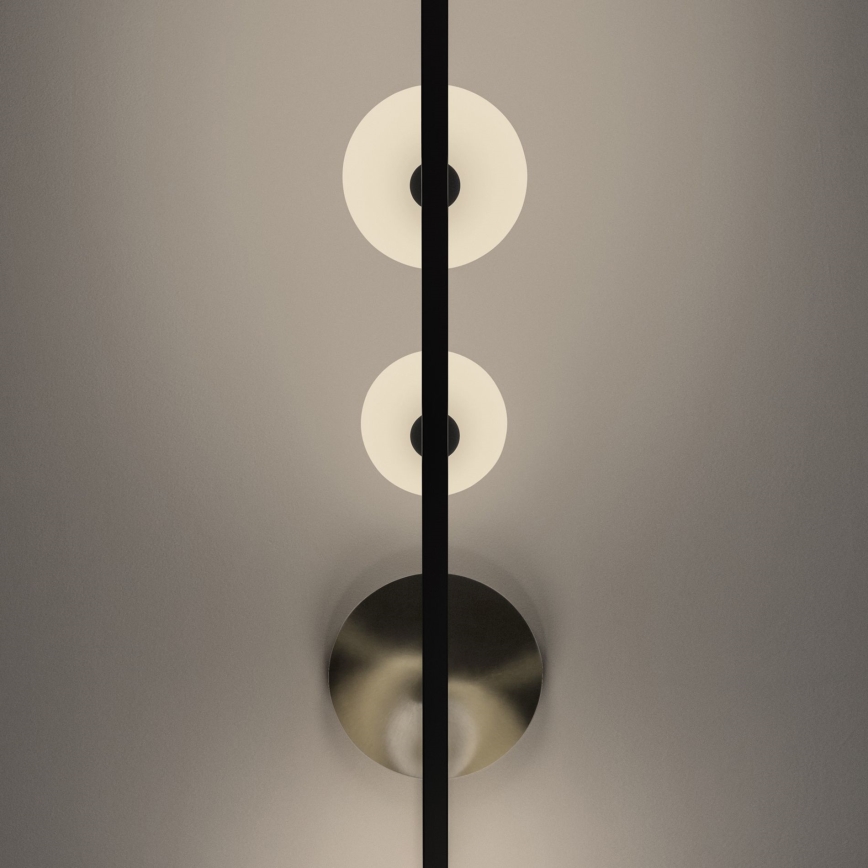 Ideal Lux - LED Полилей BIRDS 5xG9/3W/230V черен/златист