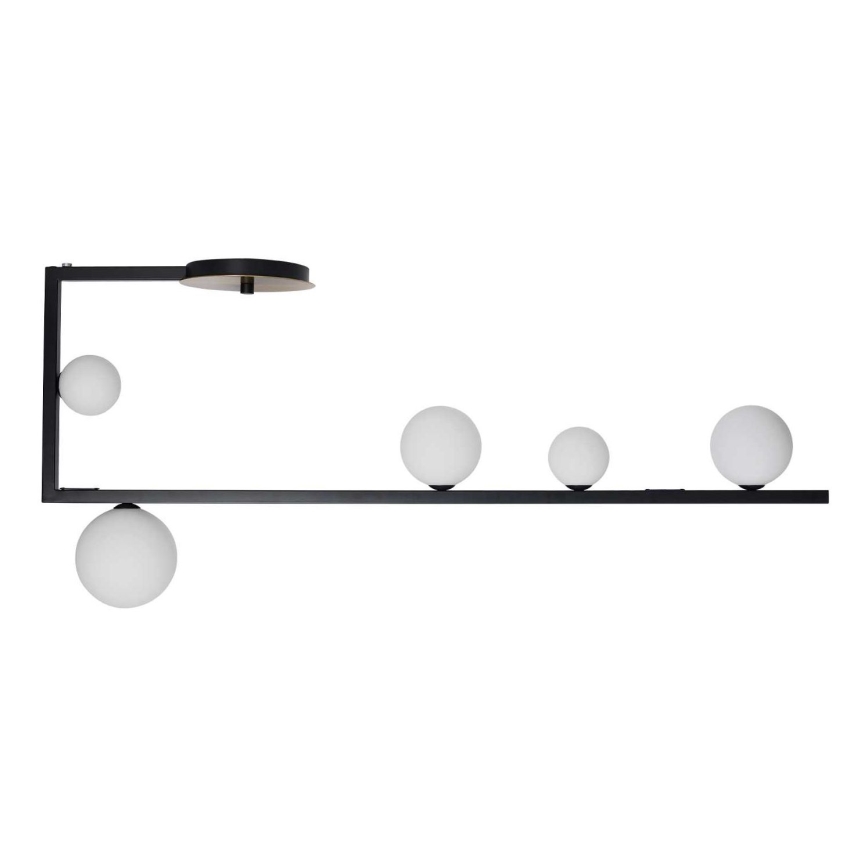 Ideal Lux - LED Полилей BIRDS 5xG9/3W/230V черен/златист