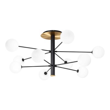 Ideal Lux - LED Полилей COSMOPOLITAN 10xG9/3W/230V Ø 124 см черен