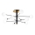 Ideal Lux - LED Полилей COSMOPOLITAN 10xG9/3W/230V Ø 124 см черен