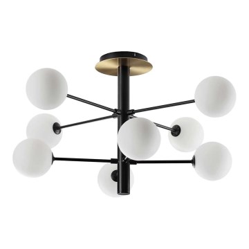 Ideal Lux - LED Полилей COSMOPOLITAN 8xG9/3W/230V Ø 64 см черен