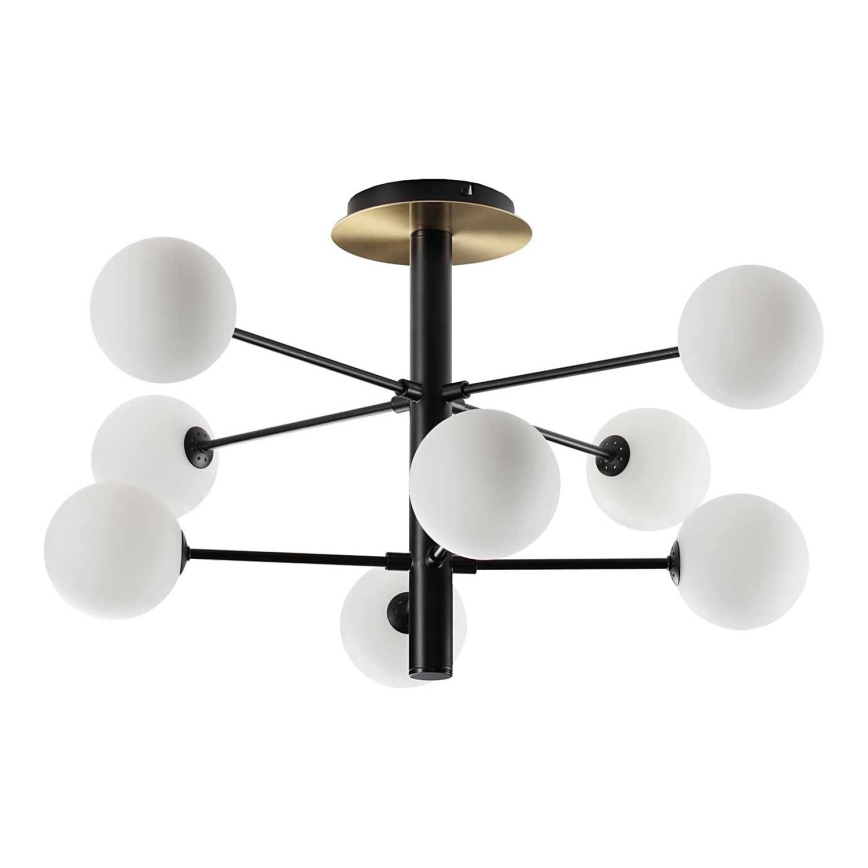Ideal Lux - LED Полилей COSMOPOLITAN 8xG9/3W/230V Ø 64 см черен
