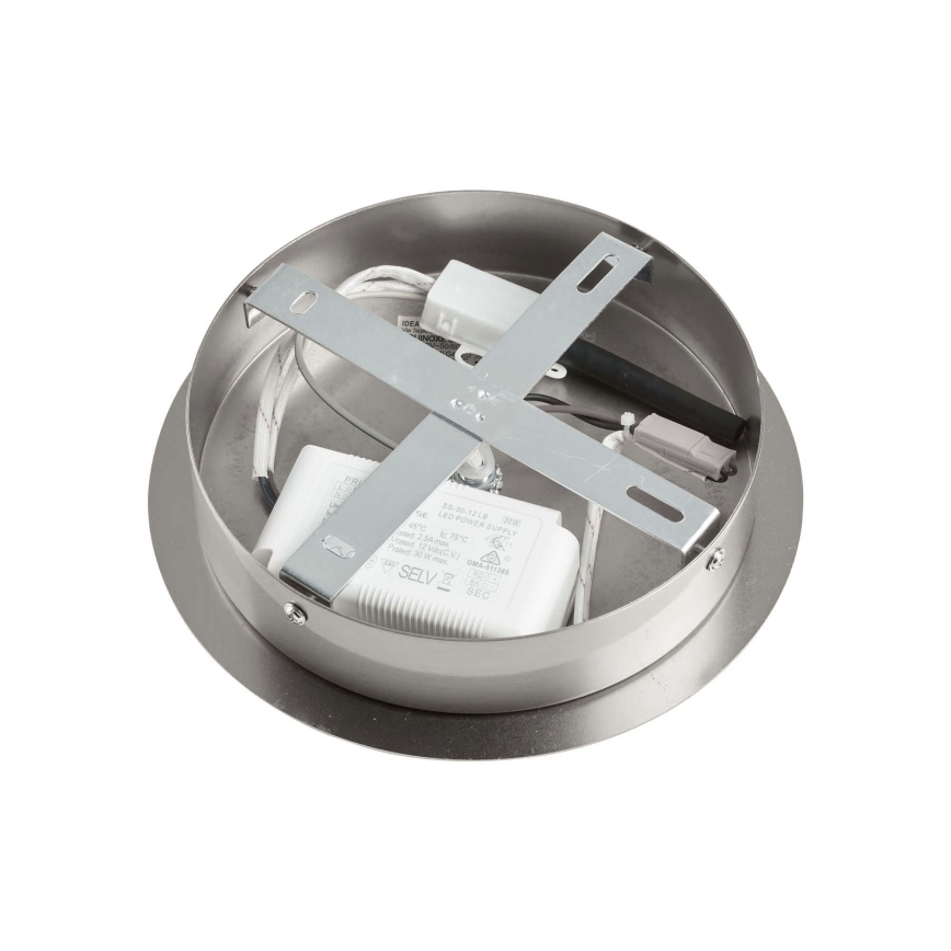 Ideal Lux - LED Полилей EQUINOXE 12xG4/2W/230V Ø 124 см лъскав хром/прозрачен