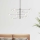 Ideal Lux - LED Полилей EQUINOXE 12xG4/2W/230V Ø 124 см лъскав хром/прозрачен