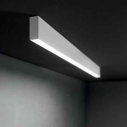 Ideal Lux - LED полилей на кабел LINUS LED/32W/230V 3000K CRI 90 120 cm бял