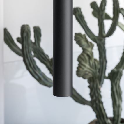 Ideal Lux - LED полилей на кабел LOOK 1xGU10/7W/230V CRI 90 Ø 6 см черен