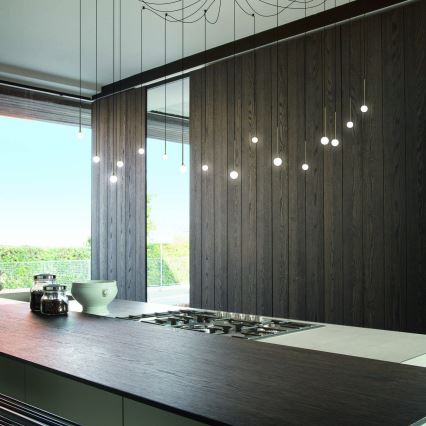 Ideal Lux - LED полилей на кабел LUCCIOLA 16xLED/16W/230V CRI 90 модел паяк черен