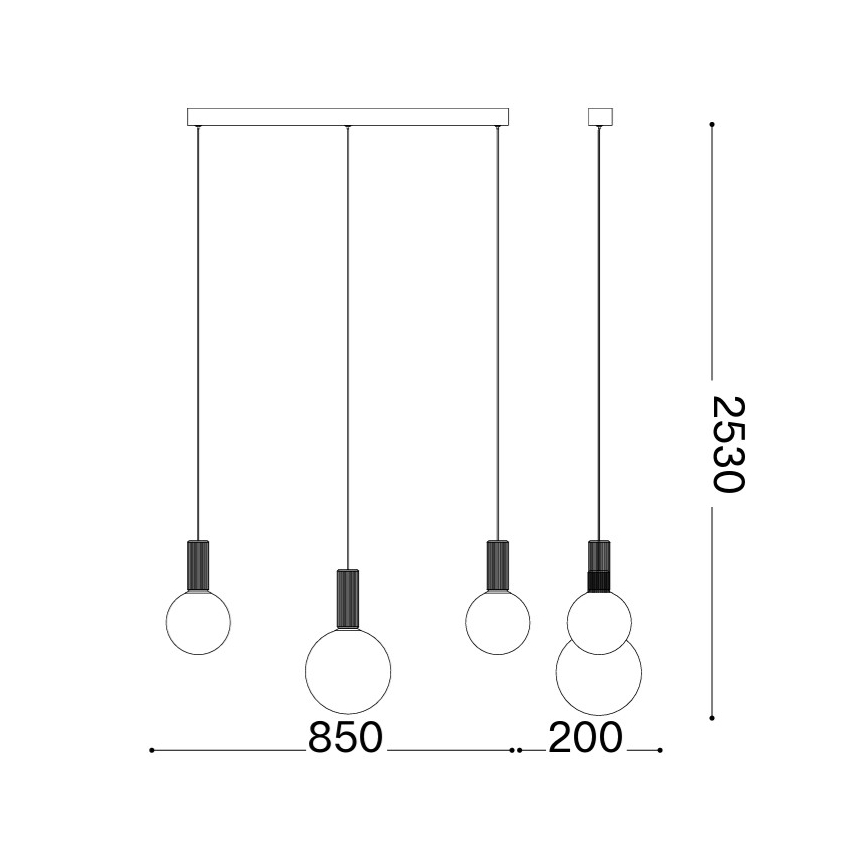Ideal Lux - LED полилей на кабел ODEON LED/20W/230V CRI 90 бежов/бял