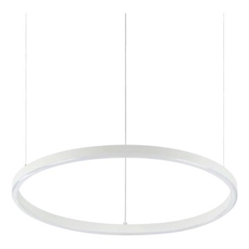 Ideal Lux - LED полилей на кабел ORACLE SLIM LED/29W/230V 2700K CRI 90 Ø 50 cm бял