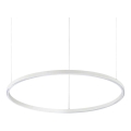 Ideal Lux - LED полилей на кабел ORACLE SLIM LED/37W/230V 2700K CRI 90 Ø 70 см бял