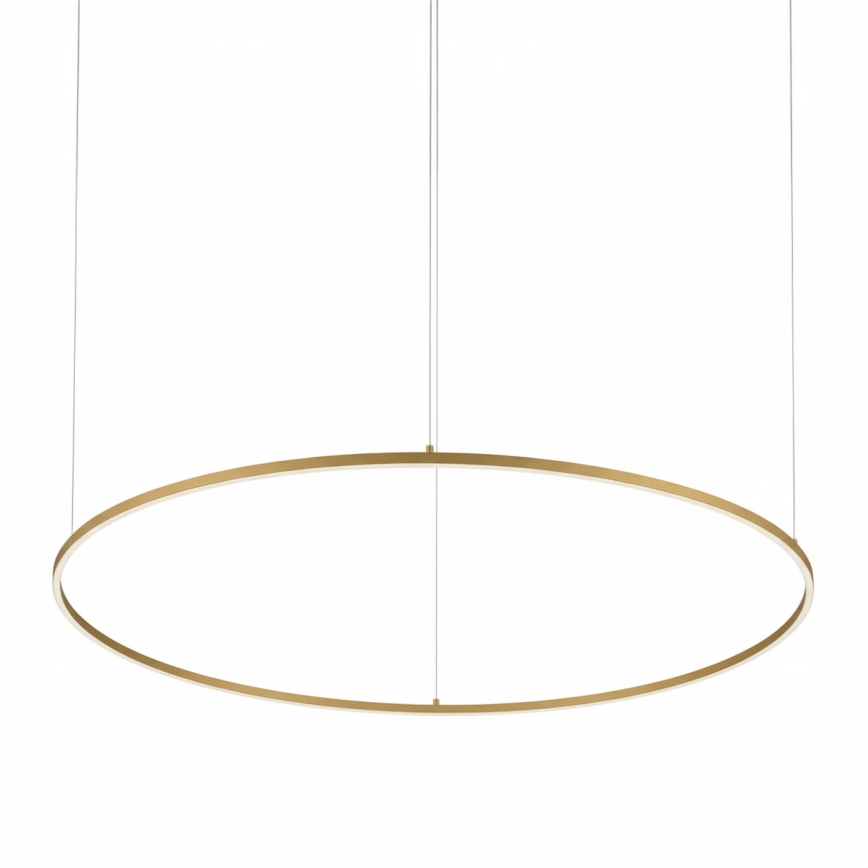 Ideal Lux - LED люстра на кабел ORACLE SLIM LED/37W/230V 3000K CRI 90 Ø 70 см златиста