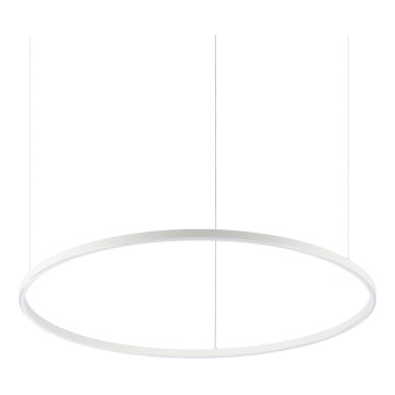 Ideal Lux - LED полилей на кабел ORACLE SLIM LED/53W/230V 4000K CRI 90 pr. 90 cm бял