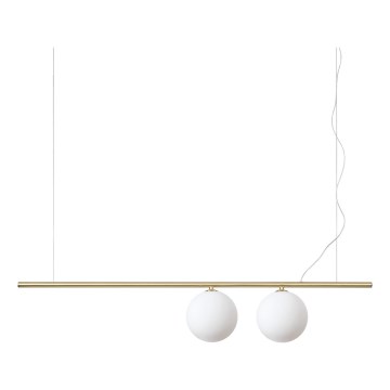 Ideal Lux - LED полилей на кабел PERLINE 2xG9/3W/230V златен