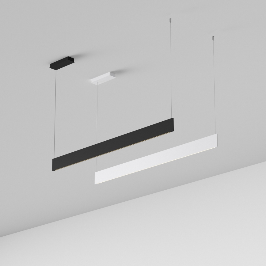 Ideal Lux - LED полилей на кабел STEEL LED/24W/230V 3000K CRI 90 120 cm черен