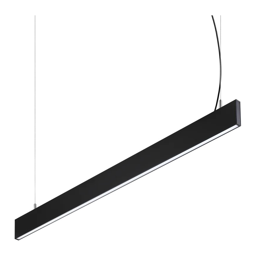 Ideal Lux - LED полилей на кабел STEEL LED/29W/230V 3000K CRI 90 120 cm черен
