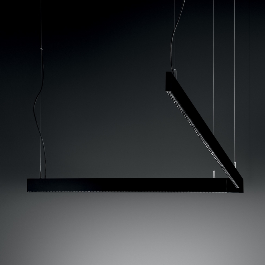 Ideal Lux - LED полилей на кабел STEEL LED/29W/230V 3000K CRI 90 120 cm черен