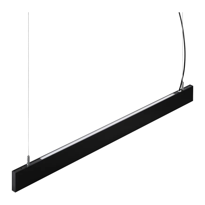 Ideal Lux - LED полилей на кабел STEEL LED/29W/230V 4000K CRI 90 120 cm черен