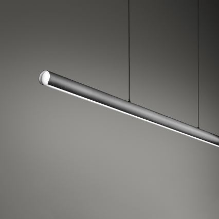 Ideal Lux - LED регулируем полилей на кабел DORICA LED/35W/230V CRI 90 140 cm сив