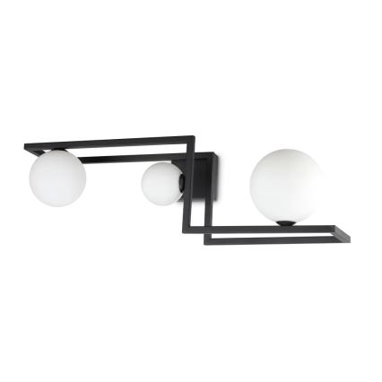Ideal Lux - LED Полилей за повърхностен монтаж ANGOLO 3xG9/3W/230V черен