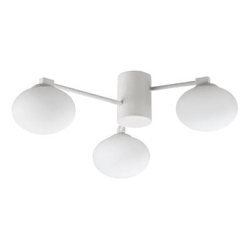 Ideal Lux - LED Полилей за повърхностен монтаж HERMES 3xG9/3W/230V Ø 60 см бял