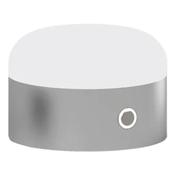 Ideal Lux - LED регулируема настолна лампа с докосване MIGNON LED/5W/5V 1500 mAh пр. 10 см CRI 90 лъскав хром