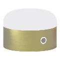 Ideal Lux - LED регулируема настолна лампа с докосване MIGNON LED/5W/5V 1500 mAh пр. 10 см CRI 90 месинг