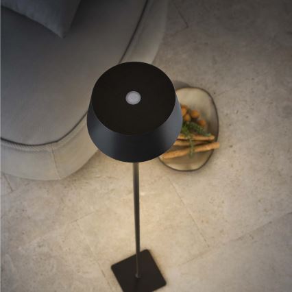Ideal Lux - LED регулируема сензорна външна лампа PURE LED/1,5W/3,7V 2200 mAh CRI 90 IP54 черна