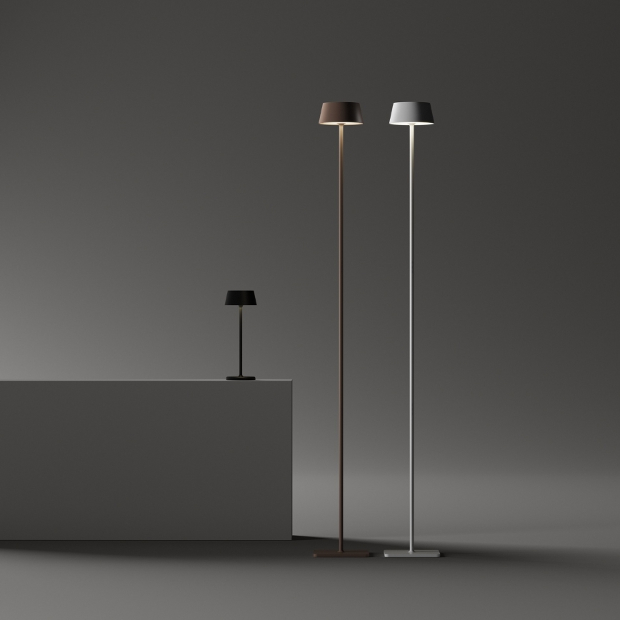 Ideal Lux - LED регулируема сензорна външна лампа PURE LED/1,5W/3,7V 2200 mAh CRI 90 IP54 черна