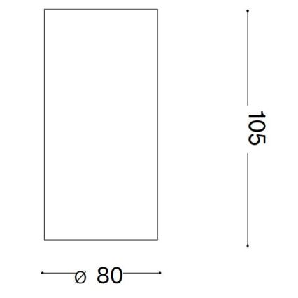 Ideal Lux - LED Спот NITRO LED/10W/230V Ø 8 см CRI 90 бял