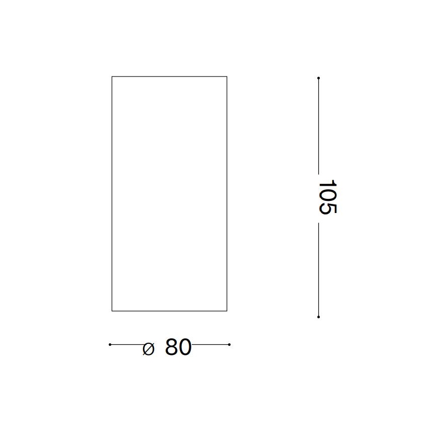 Ideal Lux - LED Спот NITRO LED/10W/230V Ø 8 см CRI 90 черен