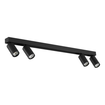 Ideal Lux - LED Спот PROFILO 4xGU10/7W/230V CRI 90 черен