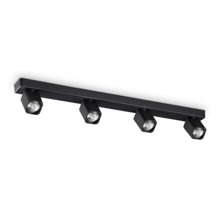 Ideal Lux - LED Спот RUDY 4xGU10/7W/230V CRI 90 черен