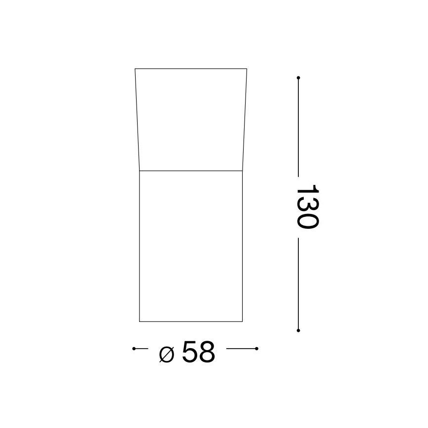 Ideal Lux - LED Спот TOBY 1xGU10/7W/230V CRI 90 бял