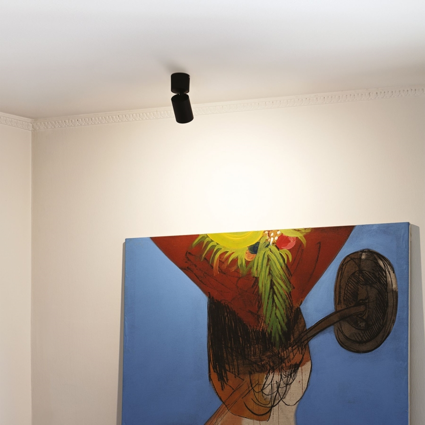 Ideal Lux - LED Спот TOBY 1xGU10/7W/230V CRI 90 черен