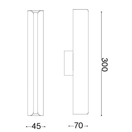 Ideal Lux - LED стенно осветително тяло DORICA LED/8,5W/230V CRI 90 месинг