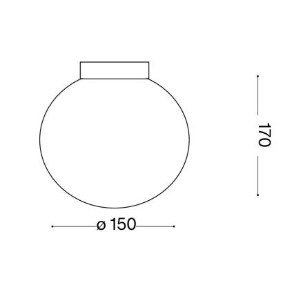 Ideal Lux - LED стенен аплик MAPA 1xG9/3W/230V Ø 15 см бял