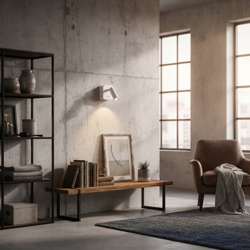 Ideal Lux - LED Стенен спот BEAN LED/3W/230V CRI 90 бял