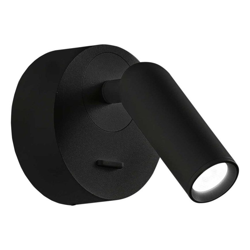 Ideal Lux - LED Стенен спот BEAN LED/3W/230V CRI 90 черен