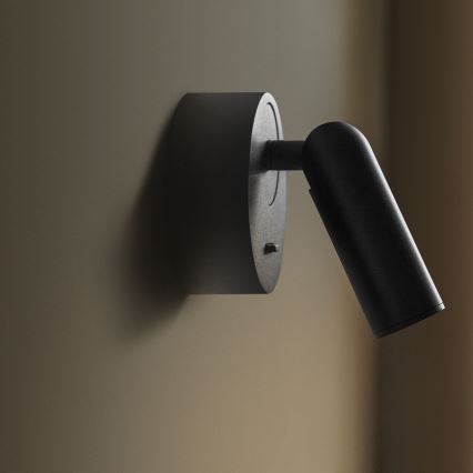 Ideal Lux - LED Стенен спот BEAN LED/3W/230V CRI 90 черен