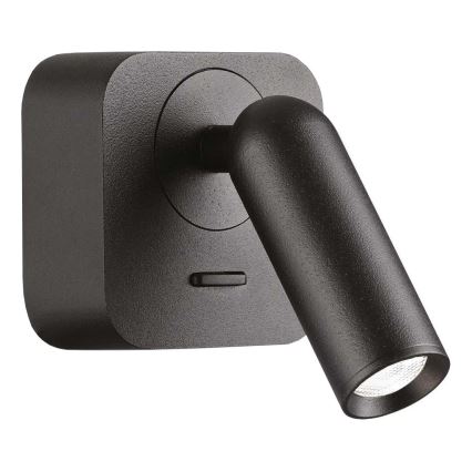 Ideal Lux - LED Стенен спот BEAN LED/3W/230V CRI 90 черен