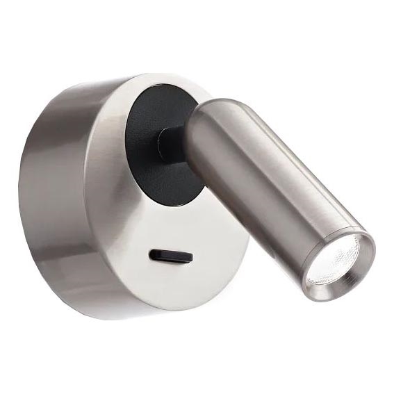 Ideal Lux - LED Стенен спот BEAN LED/3W/230V CRI 90 лъскав хром